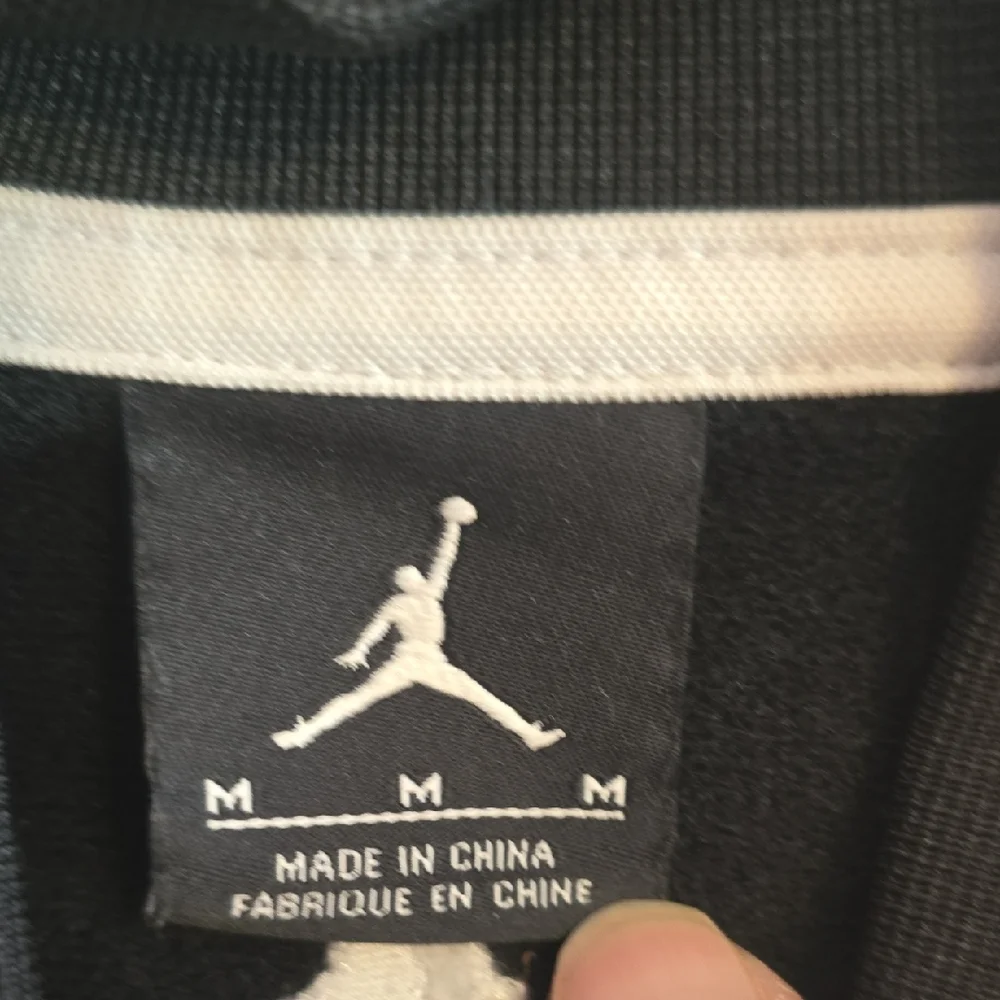 Jordan Men's Black‎ and White Bomber Jacket
